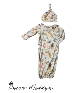 Queen Maddyn Jungle Baby Gown