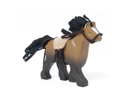 Le Toy Van Toys BROWN HORSE W/SADDLE
