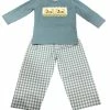 Delaney Fall Fall Teal Smocked Mallard Pant Set New Arrivals