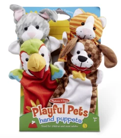 Melissa N Doug Toys PLAYFUL PETS HAND PUPPETS