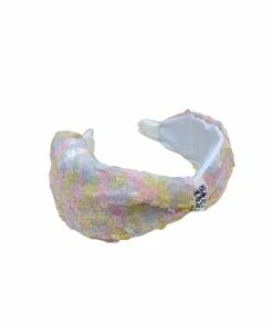 Bari Lynn Flower Sequin Headband