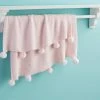 Mudpie Accessories Baby Accessories Pink Chenille Blanket
