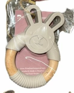 Baby Registry Silicone Bunny Ear Teether
