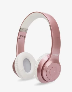 WIRELESS EXPRESS Toys Stereo Bluetooth Headphones Rose Gold