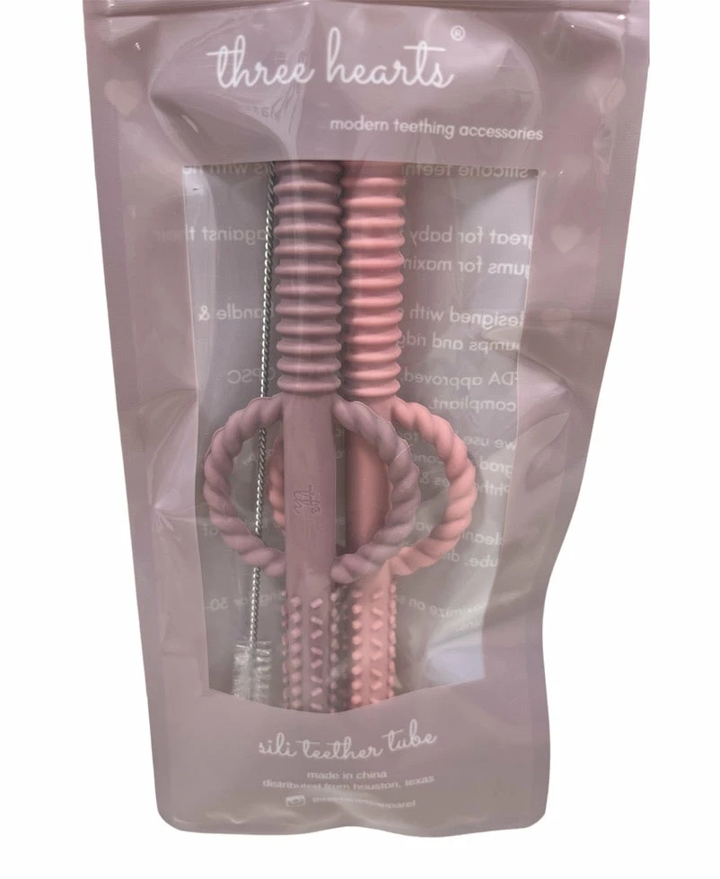 Top 10 ๐ Baby Registry Teething Tube Set Mauve/Dusty Rose โ 1 Baby Registry Teething Tube Set Mauve/Dusty Rose