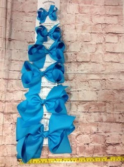 Beckys Baby Accessories Turquoise Hairbow