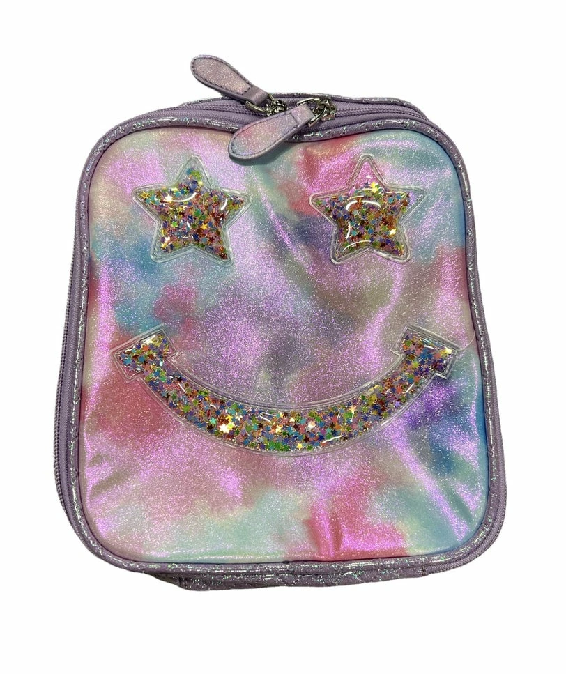 Coupon ⌛ Bari Lynn Confetti Smile Lunch Bag- Purple Tie Dye Gifts ✨ 1 Bari Lynn Confetti Smile Lunch Bag- Purple Tie Dye Gifts