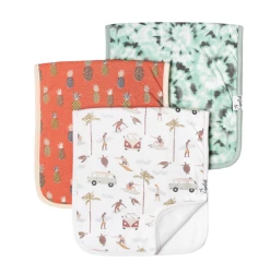 Copper Pearl CP Maui Burp Cloth Set Baby Accessories