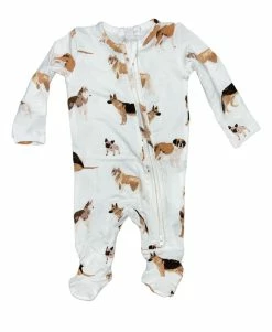 Angel Dear Fall New Arrivals Big Dogs 2 Way Zipper Footie