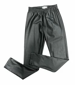 Area Code 407 Fall New Arrivals Ada Black Pleather Legging