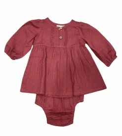 Yo Baby Fall Cranberry Dress & Bloomer New Arrivals
