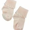Baby Registry Pink NB Folded Cuff Sock