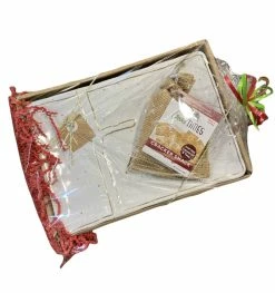 Mudpie Decor Cross Sentiment Platter W/Tuscan Crackers Set