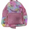 Bari Lynn Confetti Smile Backpack- Pink Tie Dye