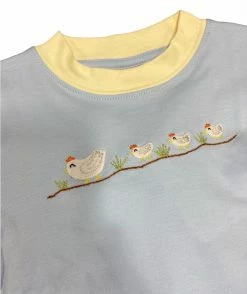 Squiggles Fall 50% Off Fall Clothing Mom & Chicks Blue/Yellow Boys Set