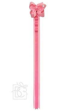 BEYOND CREATION Baby Accessories BOW HOLDER W/ HB DISPLAY LOOPS & DETACHABLE BOW- Pk/Hot Pk