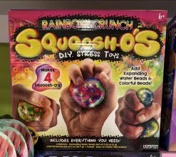 HORIZON GROUP Rainbow Crunch SQUOOSH-O's DIY Stress Toys