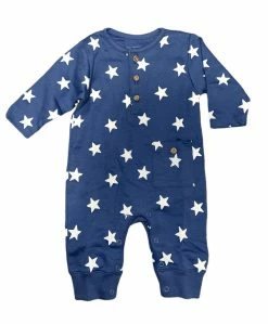 Baby Registry Kissy Love Navy Star Playsuit