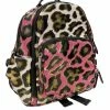 Bari Lynn 2 Tone Leopard Backpack Purse Gifts