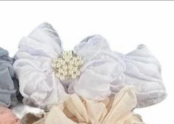 IN AWE WHITE W/PEARL KNOT HEADBAND