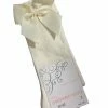 BEYOND CREATION Baby Accessories Natural Knee Sock W/Side Bow