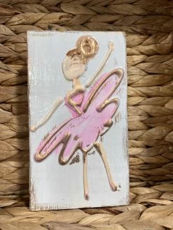 Coddiwomple Designs Decor 3x6 Ballerina White
