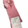 Baby Registry Pale Pink Knee Socks W/Side Bow