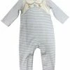 Squiggles Baby Blue Stripe Animal Coverall Spring/Summer 2023