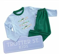 Trotter Street Fall 22 Gone Fishing Boys Pant Set New Arrivals