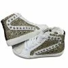 Shoes Vintage Havana Margo Gold Glitter Fur High Top