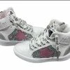 Shoes Vintage Havana Mavis Pink Star Silver Glitter High Top
