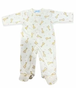 Cotton Peru Pima Giraffe Footsie