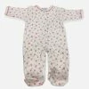Cotton Peru Pima Infant Clothing Baby Flowers Footsie