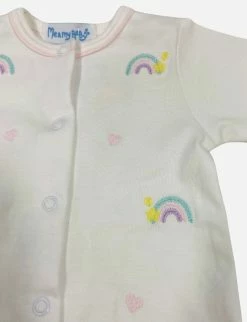 Cotton Peru Pima Infant Clothing Baby Rainbow Footsie
