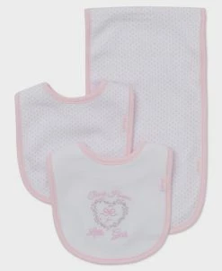 Baby Registry Thank Heaven For Little Girls 2 Bib & Burp Set