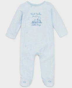 Baby Registry Thank Heaven For Little Boys Blue Footie