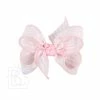 BEYOND CREATION Light Pink Seersucker Bow Baby Accessories