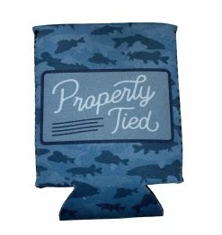 Properly Tied Fall 22 Deep Sea Camo Can Cooler 50% Off Fall Clothing