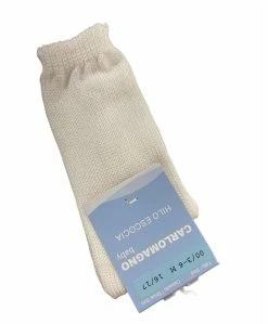 BEYOND CREATION White Scottish Yarn KneeHigh Socks