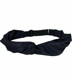 Headbands Of Hope Baby Accessories Gold Accent Twist Turban- Black Marble