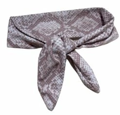 Headbands Of Hope Mauve Snake Knotted Headband