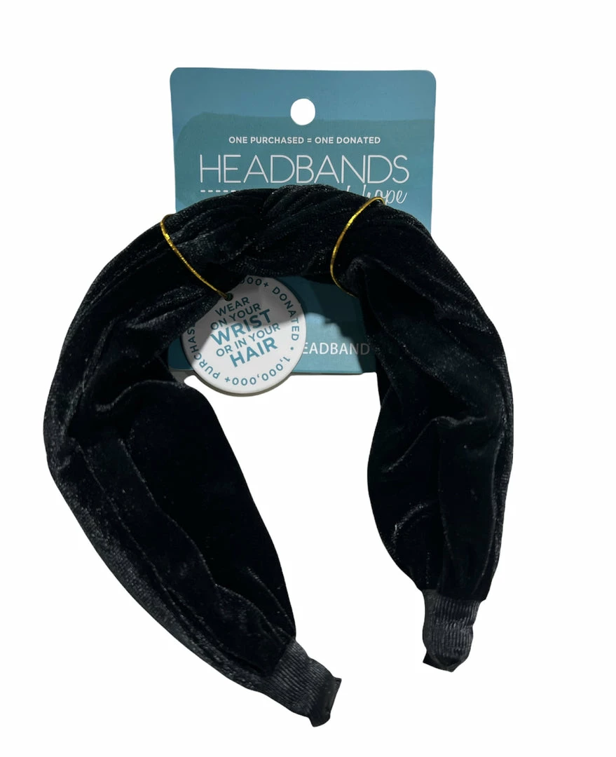 Best Pirce 🛒 Headbands Of Hope Velvet Dreams Headband- Black Baby Accessories ⭐ 1 Headbands Of Hope Velvet Dreams Headband- Black Baby Accessories
