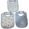 Little Me Fluffy Fun 3 PC Bib Set