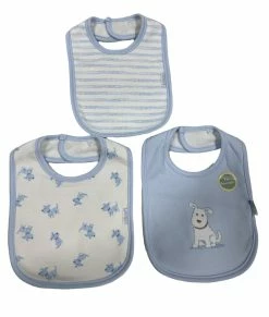 Little Me Fluffy Fun 3 PC Bib Set
