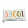 GLORY HAUS Decor 39601 Colorful Zip Code Pillow
