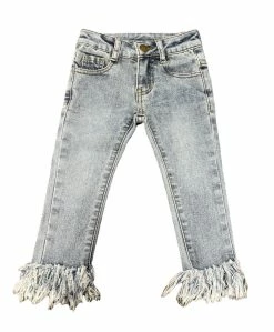 ML Kids Fall Light Shaggy Bottom Jeans