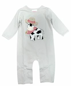 Natalie Grant Fall New Arrivals NG Boy Cow Romper