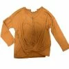 Adorable Sweetness Fall Cognac Ribbed Twist Top New Arrivals