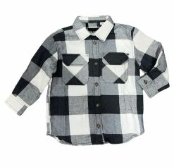 Silver Jeans Charcoal Plaid Over Shirt New Arrivals