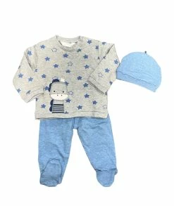 Mayoral Fall Dinosaur Star 3pc Footie Set